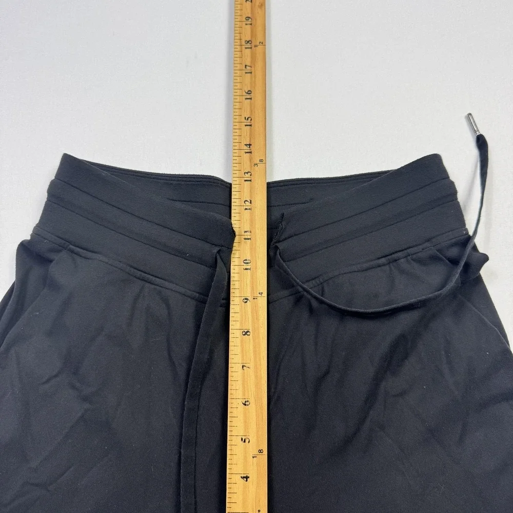 Lululemon Jogger‎ Pants Womens 6 Black Ready To Rulu High Rise Pockets Yoga